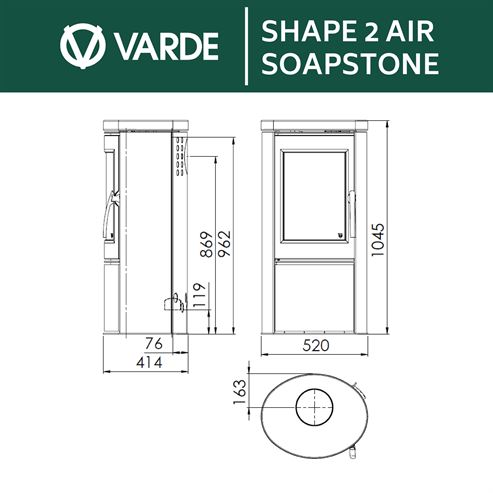 Picture of Varde Shape 2 AIR Soapstone