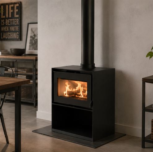 Picture of Dinder 60 Freestanding, Log store & Wall Hung