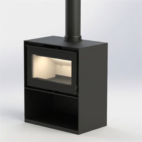 Picture of Dinder Freestanding, Log store & Wall Hung 60