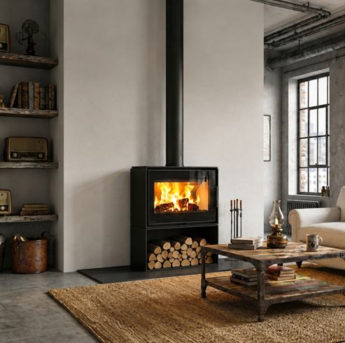 Picture of Dinder 80 Freestanding, Log store & Wall Hung