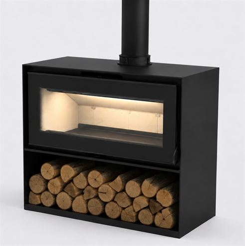 Picture of Dinder 80 Freestanding, Log store & Wall Hung