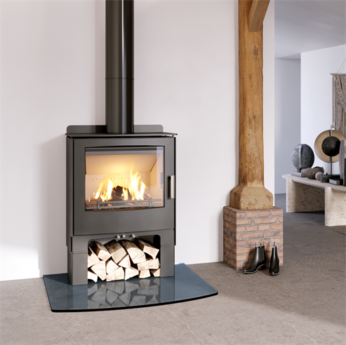 Picture of Woodland Convector Plus Logstore DC (CG)