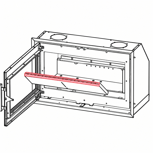Picture of Baffle Holding Plate (Steel)